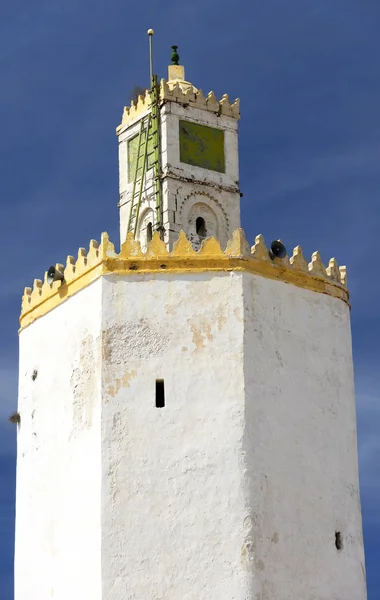 Mosque minaret in El-Jadida, Morocco, Africa — Stock Photo, Image