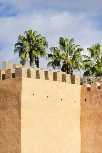 Väggarna i den gamla medinan i Meknes — Stockfoto