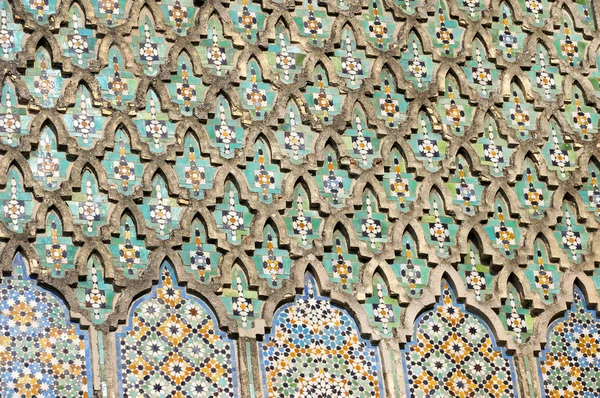 Detalhe arquitetônico do Bab el-Mansour Gate, Meknes — Fotografia de Stock