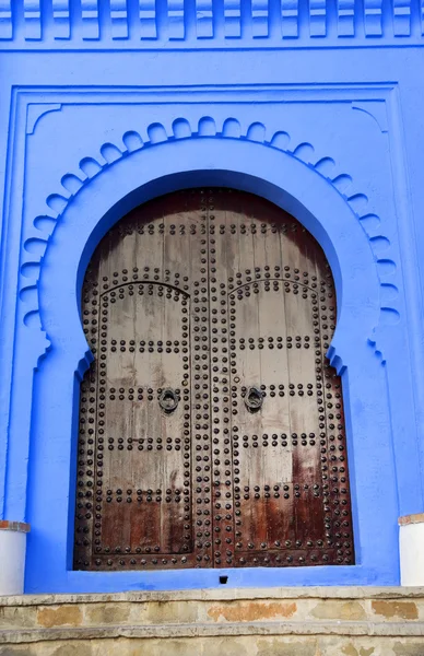 Arkitektoniska detaljer i Chefchaouen — Stockfoto