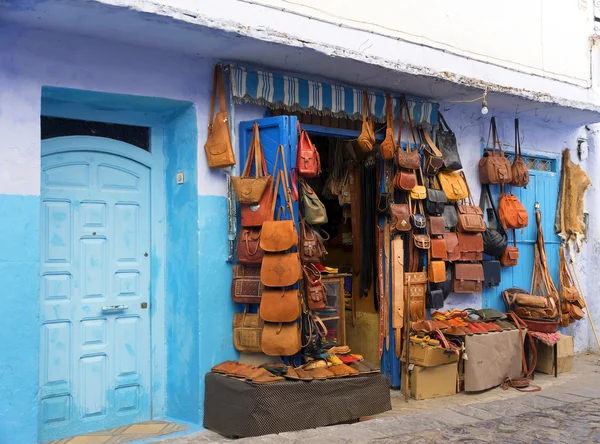 Architectural detail in Chefchaouen — Stock Photo, Image