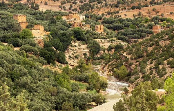 Paisagem alpina em Atlas Mountain — Fotografia de Stock