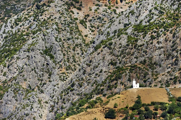 Paesaggio alpino nelle montagne dell'Atlante — Foto Stock