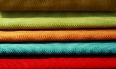 Multi renk şönil kumaşlar. Doku örnekleri