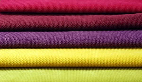 Multi renk şönil kumaşlar. Doku örnekleri
