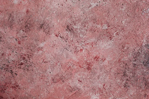 Elvont Beton Piros Rózsaszín Fekete Háttér Horzsolások Fröccsenések Texturált Kézzel — Stock Fotó