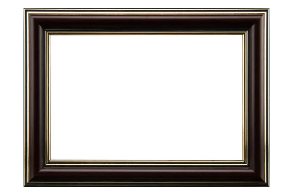 Bruin model canvas frame geïsoleerd op witte achtergrond — Stockfoto