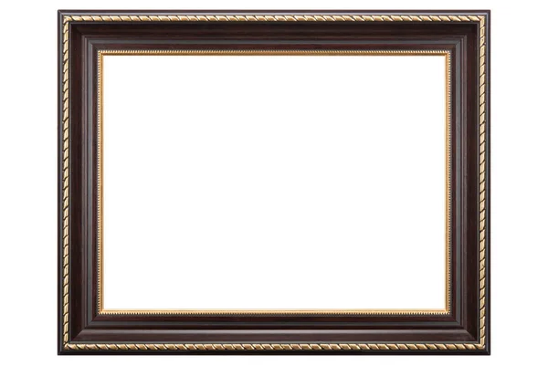 Bruin model canvas frame geïsoleerd op witte achtergrond — Stockfoto