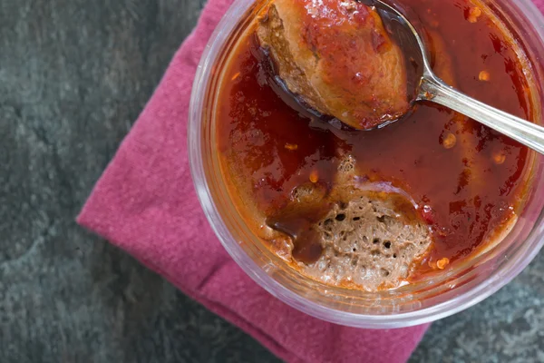 Chili reçelli çikolatalı Mus