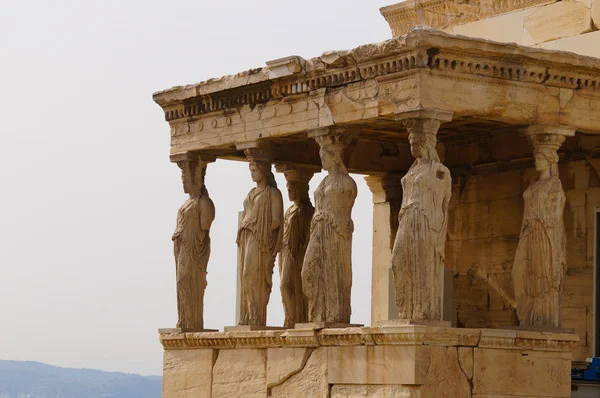 Καρυάτιδες, Erehtheio, Ακρόπολη, Αθήνα, Ελλάδα — Φωτογραφία Αρχείου