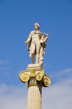 Statue of Apollo,Academy of Athens,Greece clipart