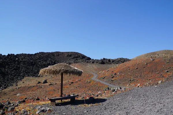 Nea kameni insel bei santorini in griechenland — Stockfoto