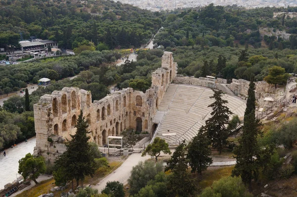 그리스 아테네에서에서 아크로폴리스의 Herodes 애 티커 스의 Odeon — 스톡 사진