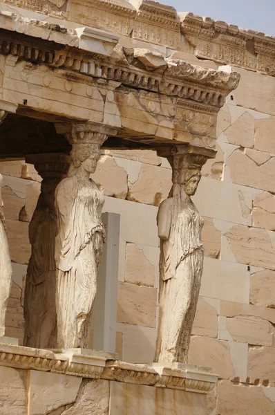 Caryatides, Erechtheion, Akropolis Atina, Yunanistan.