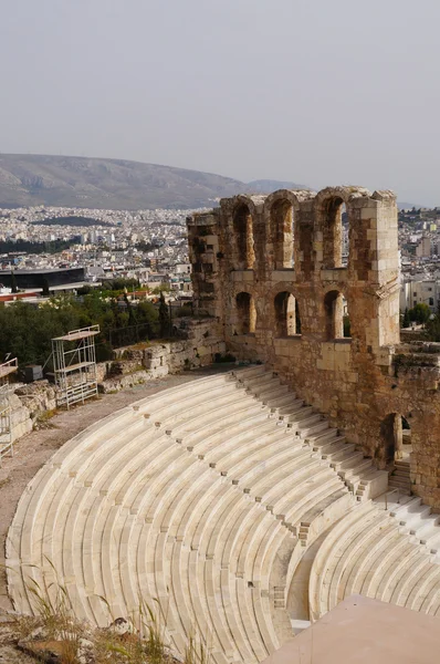 그리스 아테네의 아크로폴리스의 Herodes 애 티커 스의 Odeon — 스톡 사진
