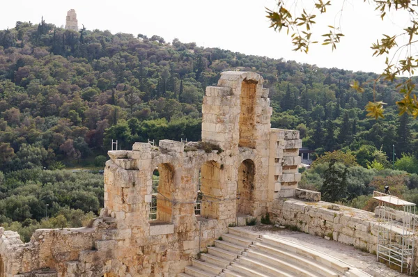 Atina, Yunanistan Akropolis Herodes Atticus Odeon — Stok fotoğraf