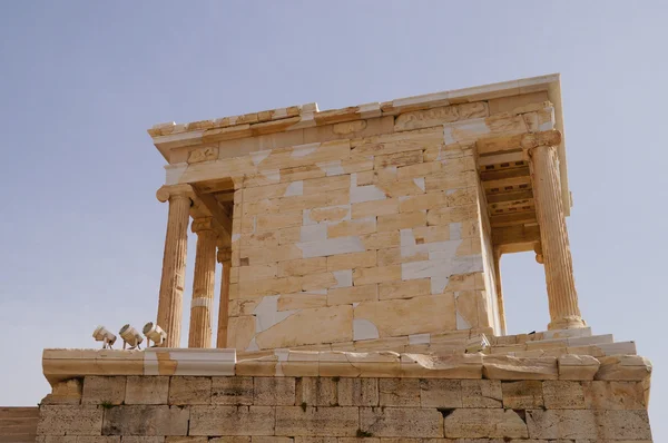 Propilea, la entrada monumental de acrópolis, Atenas Grecia —  Fotos de Stock