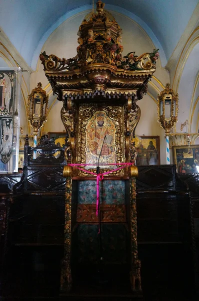 Beautiufl Monasterio de Panagia Tourliani en Mykonos, Cícladas, Grecia . — Foto de Stock