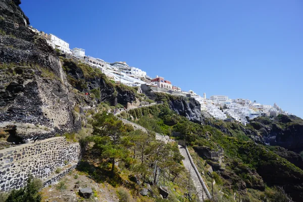 Road at Santorini Island, Greece. — Stock Photo, Image