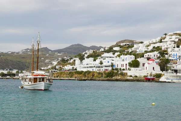 Hermosa vista de la isla de Mykonos, Grecia . — Foto de Stock