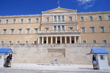 Yunan Parlamentosu Atina, Yunanistan, Yunan askerleri.