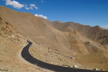 Leh Ladakh, Hindistan Hundra çöl yolu