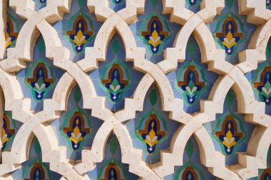 Arka plan Hassan Ii camide, Casablanca 