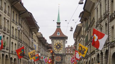 Saat Kulesi, kentin Batı kapısı, Bern, İsviçre