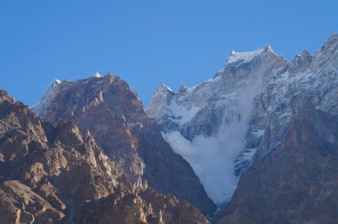 Çığ Mountain yakınındaki passu, Kuzey pakistan