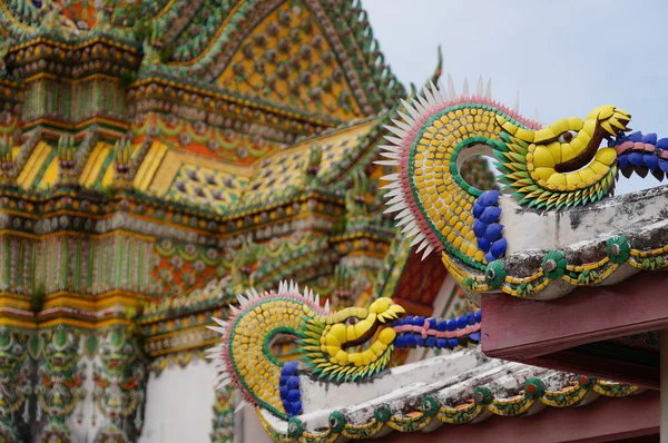 Detail of  the  Buddhist temple of Wat Po — Stock Photo, Image