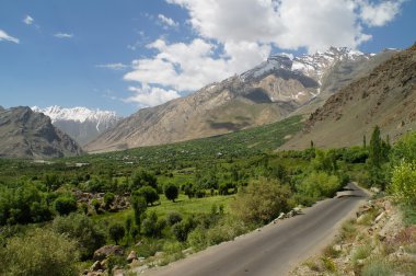 güzel kargil suru vadide ladakh, Hindistan için yol