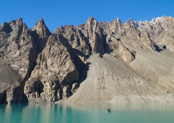 Attabad Lake in Northern area of Pakistan. — Stock Photo, Image