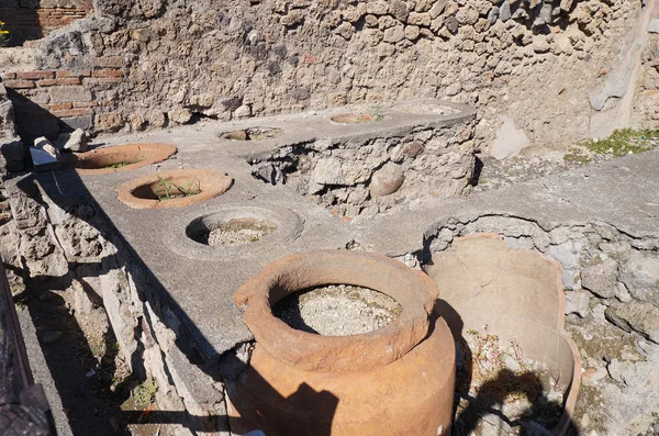 El antiguo restaurante en Pompeya — Foto de Stock