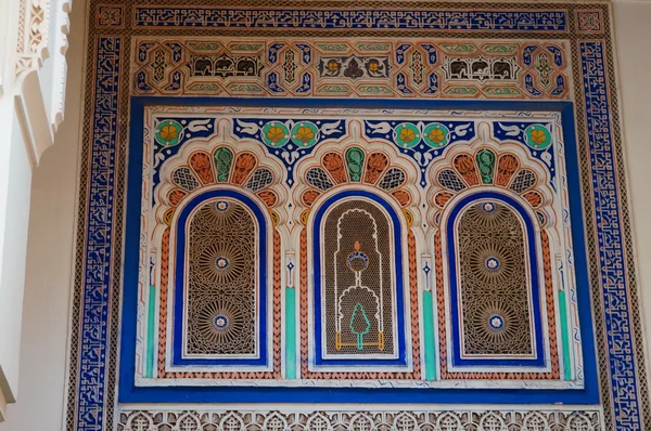 Belo detalhe de Moulay Ismail Mausoléu em Marrocos — Fotografia de Stock