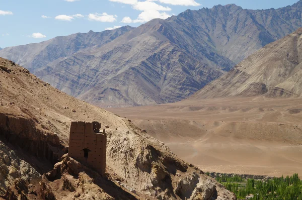 Altes basgo-kloster in ladakh, indien — Stockfoto