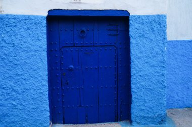 Rabat'ta güzel mavi kapı