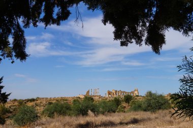 Volubilis Fas en iyi korunmuş Roma site olduğunu