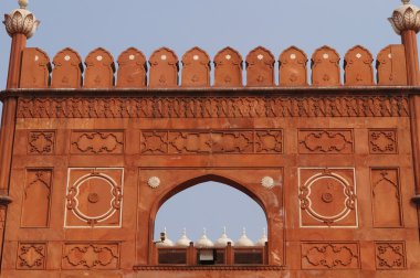 Badshahi Camii Lahore, Pakistan sanat duvar 