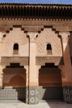 Ali Ben Youssef Madrasa, Marakeş avlusu
