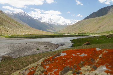Güzel dağ Suru Valley, Ladakh, Hindistan