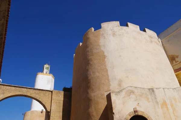 มัสยิดมินาเรตที่ El-Jadida, โมร็อกโก — ภาพถ่ายสต็อก