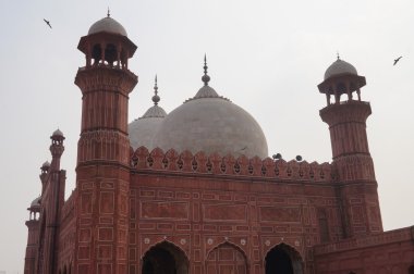 Badshahi Mosque or Red Mosque in Lahore,Pakistan.  clipart