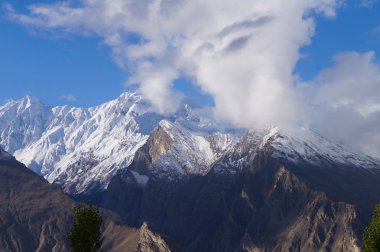 Hunza Vadisi, Kuzey Pakistan, yüksek dağ