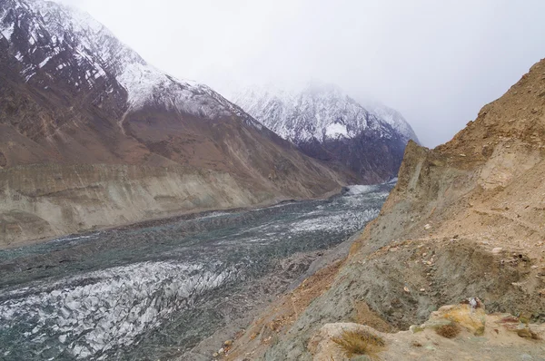 Hoper Glacier in Northern Pakistan — Stock Photo, Image