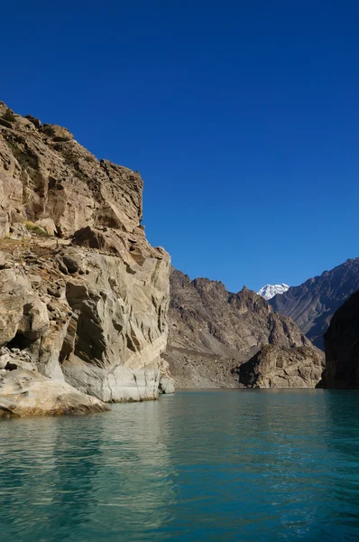 Attabad Lake in Northern area of Pakistan. — Stock Photo, Image
