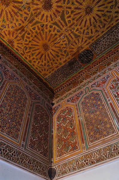 Interior de Taourirt Kasbah, Ouarzazate em Marrocos . — Fotografia de Stock