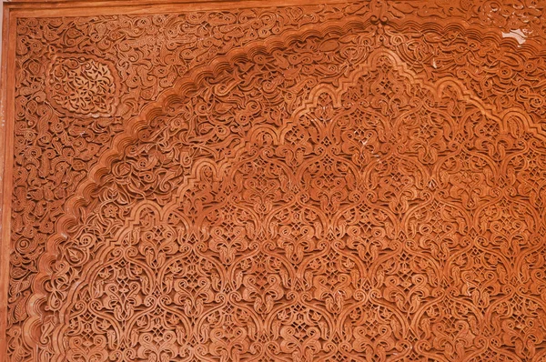 Mooie detail van Saadian tombs in Marrakech, Marokko — Stockfoto
