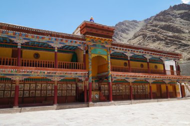 Açık renkli bileşik hemis manastır Ladakh, Hindistan