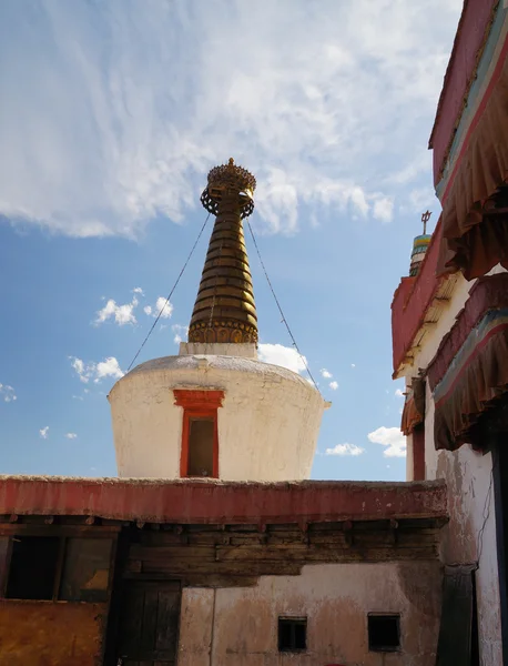 Στούπα στη shey παλάτι leh, ladakh, Ινδία — Φωτογραφία Αρχείου