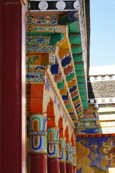 Beau détail du monastère de Thiksey au Ladakh, Inde — Photo